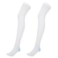thumbnail image 3 of Varicose Veins Socks, Heal Skin Ulcers Comfortable Veins Compression Socks Convenient Practical  For Reduce Lower Limb Soreness Prevent Varicose Veins Blanc XL, 3 of 8
