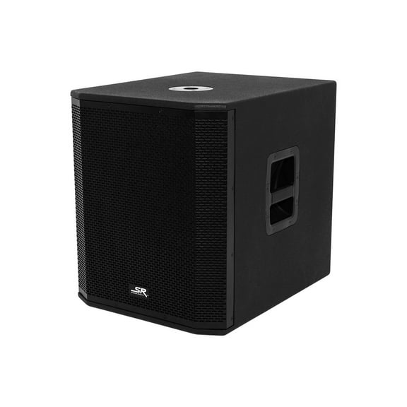 Monoprice Stage Right 1000W 15in Powered Subwoofer, Lightweight, Portable, Class D Amplification