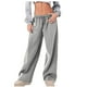 thumbnail image 5 of WILLBEST Pantalones Casuales elegantes de Pierna Ancha con Estampado de Pajarita para Mujer, para Un Ajuste Relajado y Actividades Deportivas. Extra Grande, 5 of 7