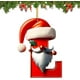thumbnail image 1 of Adornos Navideños con Letras Del Alfabeto (26 Piezas) | Colgantes de Letras Acrílicas Personalizados con Gorros de Papá Noel | Decoraciones Navideñas Duraderas para El Hogar, La Oficina, La Escuela,, 1 of 1
