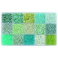 thumbnail image 2 of Jewelry Making Glass Beads Small Beads Kit Bracelet Beads for DIY Crafts Bracelets Necklace Jewelry Making Supplies Light Green, 2 of 9