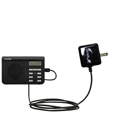 Gomadic Intelligent Compact AC Home Wall Charger suitable for the PURE One Mi Series 2 - High output power with a convenient, foldable plug design - U