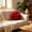 🔥 Red_New, variant on KITTEHIGM Ruched Velvet Round Throw Pillow with Rosette Center Pleated Circle Decorative Cushion in Multicolor Solid Velvet Accents for Sofa Bed Home Decor