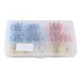 thumbnail image 2 of Kit de manguitos de soldadura para terminales de bloque de terminales rápidos a prueba de agua con tubo termorretráctil y anillo de soldadura sin engarce de 150 piezas, 2 of 5