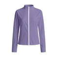 thumbnail image 5 of Hilenly Womens Plus Size Rash Guard Sun Protection Full Zip Lightweigh Jacket UV Protection Long Sleeve Hiking Shirts, 5 of 7