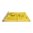 thumbnail image 2 of Ahgly Company Machine Washable Indoor Rectangle Abstract Yellow Modern Area Rugs, 5' x 7', 2 of 4