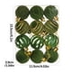 thumbnail image 3 of 12 Bolas Navideñas de Terciopelo con Adornos Flocados | Decoración Navideña Marrón | Bolas de Plástico de 4 Cm | Kit de Decoración para Árbol | Hebilla Metálica y Cuerda para Colgar | Decoración Navi, 3 of 5