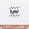 thumbnail image 4 of Creative Products RAWR! Dinosaur Tracks 16x16 Canvas Wall Art, 4 of 5