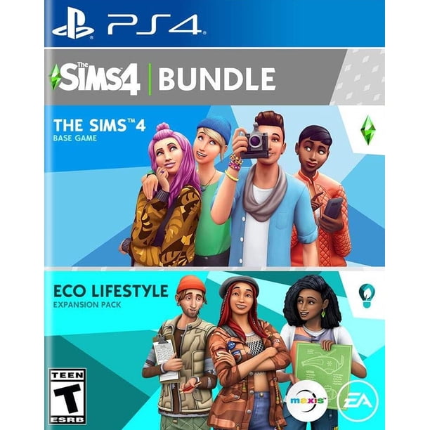 THE SIMS 4 BUNDLE (BASE GAME & ECO LIFESTYLE) - PS4 Electronic Arts PS4 ...