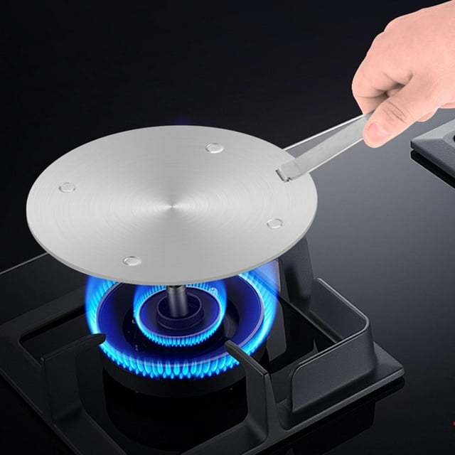 Placa adaptadora de inducción Baoblaze de acero inoxidable para estufa de Gas 240 mm x 34 mm