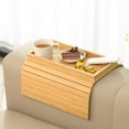 thumbnail image 4 of Xingzhi Bamboo Tray Table For Sofa Arm Modern And Versatile Rectangular Tray Sofa Arm Tray Wooden Tray, 4 of 6