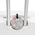thumbnail image 3 of Cupid Set of 2pcs PU Leather Round Suitcase Tags with Privacy Cover and Name ID Tag - Ideal for Travel Luggage, Handbags, Backpacks, School Bags, 3 of 6