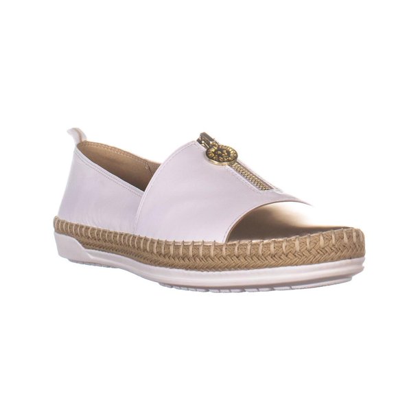 Anne Klein Womens Anne Klein Zetta Front Zip Espradilles