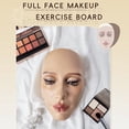 thumbnail image 4 of Full Face Makeup Mannequin Silicone Practicing Board Perfect Aid To Practice Makeup For Beginner, 4 of 7