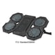 thumbnail image 5 of Matsuzay Motor turbocompresor de bajo ruido negro, 6 ventiladores para disipación de calor silenciosa, parte inferior equipada plegable Juegos de teclado y mouse para computadora F12-Edición estándar, 5 of 6