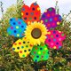 thumbnail image 1 of Molino de viento de girasol giratorio, estaca giratoria de viento de girasol, rueda de Pinwheel de flores para césped, fiesta al aire libre, patio, decoración de Picnic, 1 of 5