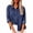 T01-Navy-Shirts, variant on Axdhxbd Women's Button Down Denim Shirts Solid Color Long Sleeve Jean Blouses Dressy Casual Lapel Collar Work Tops with Pockets Gray M