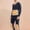 Navy, variant on Men'S Thermal Underwear Sets Velvet Thick Warm Silk Patch Rong Long Pants And Long Sleeves Underwear Sets Black XXXXL