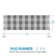 thumbnail image 4 of Park Designs Refined Rustic Rag Rug Runner 2' x 6', 4 of 5