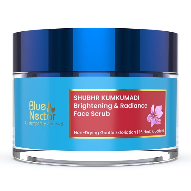 Exfoliante facial con néctar azul y crema para eliminar el bronceado, 50 ml