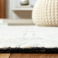 thumbnail image 3 of SAFAVIEH Marbella Clarissa Diamond Area Rug, Ivory/Black, 8' x 10', 3 of 5