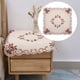 thumbnail image 3 of Mantel de comedor Jadeshay Bordado con flores rojas Cuadrado de 130 cm, 3 of 8