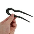thumbnail image 5 of Unique Bargains 1 Pc Chignon Pin Wave U-shaped Hair Hairpin for Women Black, 5 of 5