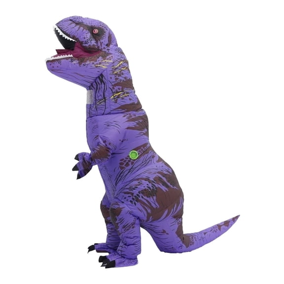 Inflatable Fancy Halloween Blow up T-Rex Dinosaur Costume Full Body Dino Costume for Cosplay Party