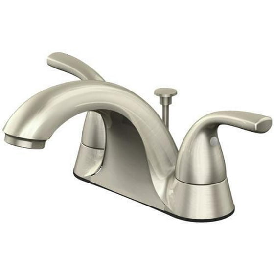 Seasons Anchor Point Lavatory Faucet Brushed Nickel Two Handle With Departments