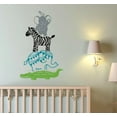 thumbnail image 2 of Baby Zoo Animals Nursery Decor Room Wall Decals Vinyl Art Stickers 4-Color, 2 of 3