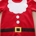 thumbnail image 5 of Hifot My First Christmas Baby Girl Boy Romper Christmas Outfits Newborn Long Sleeve Jumpsuit + Hat Infant Clothes Set, 6-9 Month, Red, 5 of 7