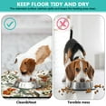thumbnail image 4 of Retro Floral Pet Mat - Tropical Color Scheme, Waterproof Dog Feeding Mat with Durable Construction, 4 of 5