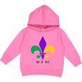 thumbnail image 2 of Inktastic Mardi Gras Fleur De Lis Toddler Hoodie, 2 of 4