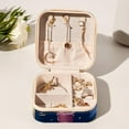 thumbnail image 6 of Hanukkah Travel Portable Square Jewelry Organizer: Necklace Holder, Bracelet Holder, and More for Stylish Girls and Women, 6 of 6