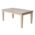 thumbnail image 1 of International Concepts Whitewood Tall Shaker Unfinished Coffee Table, 1 of 7