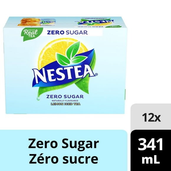 NESTEA zéro sucre cannette de 341 mL, emballage de 12 12 x 341 mL