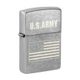 thumbnail image 1 of Zippo 48557 U.S. Army and Flag Design Windproof Pocket Lighter, 1 of 4