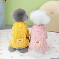 thumbnail image 3 of Ropa para perros, ropa de lana cuadrúpeda para mascotas, ropa para perros, ropa de lana trenzada para otoño e invierno, 3 of 6