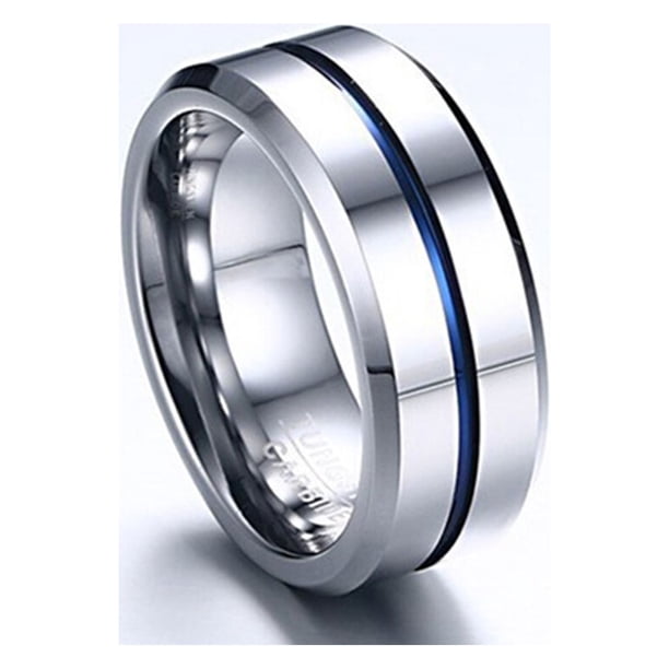 unbranded Anillo De Para En Plateado Con Acabado Cepillado Y Durabilidad