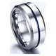 thumbnail image 1 of unbranded Anillo De Para En Plateado Con Acabado Cepillado Y Durabilidad, 1 of 3