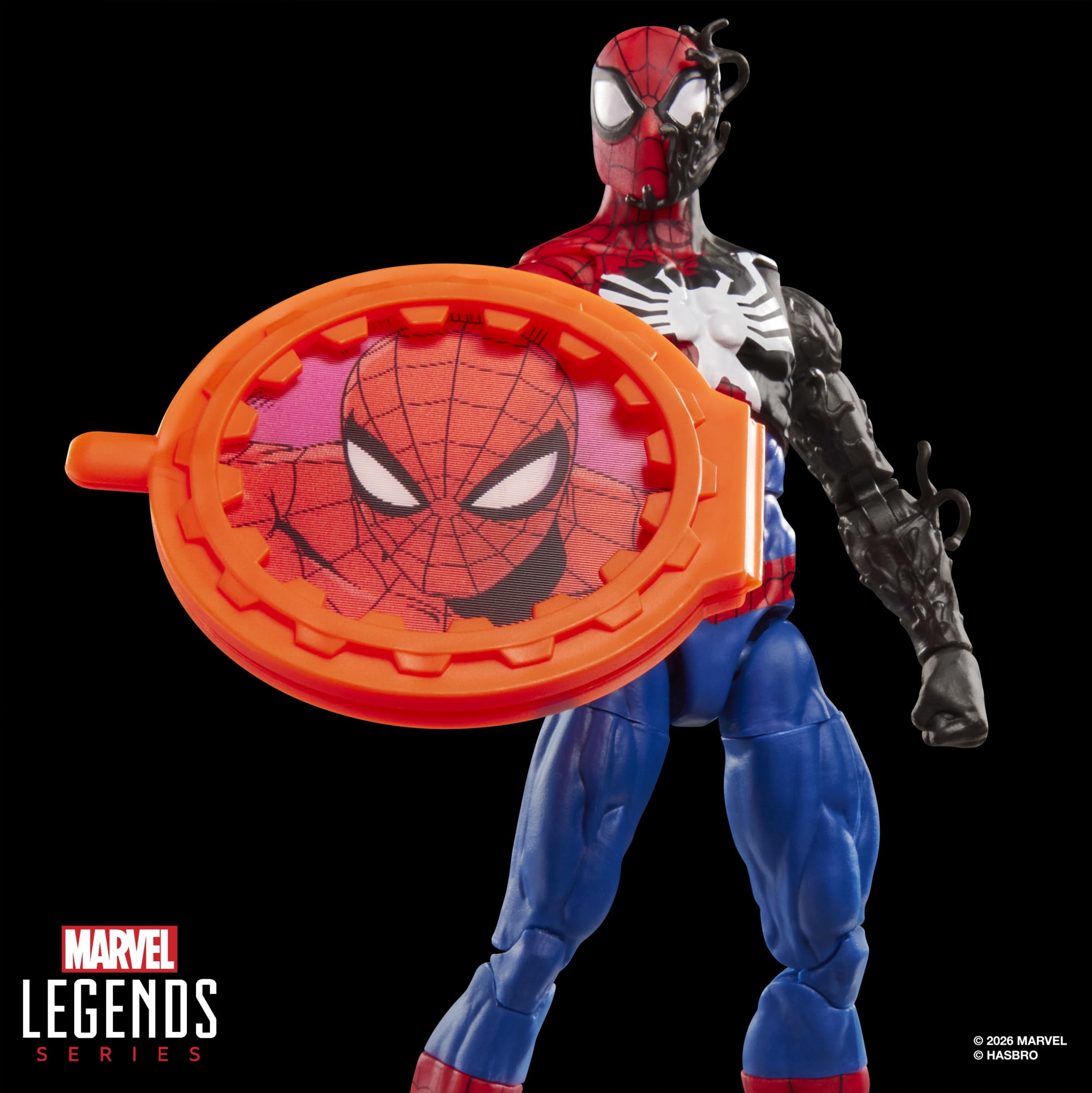 Marvel Legends Series, figurine de collection Secret Wars Spider-Man (costume d'extraterrestre) de 15 cm, inspirée des bandes dessinées Marvel
