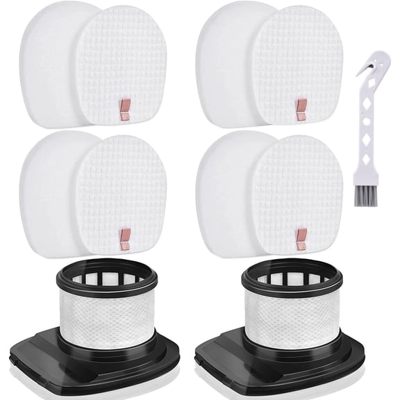 IX141 Filter Replacement for Shark Rocket Pro IX140 IX141 IX142 IZ140 IZ140C IZ141C IZ142 UZ145 Cordless Stick Vacuum, 2 HEPA & 4 Foam & Felt Filters, Part # 617FJ140 & 616FJ140