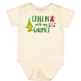 thumbnail image 3 of Inktastic Chillin' with My Gnomes Boys or Girls Baby Bodysuit, 3 of 5