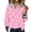 Z04-Pink, variant on YAYUBA Christmas Shirts for Women 2025 V Neck Button Up Long Sleeve Tops Collared Shirts Xmas Tree Snowflake Clothes
