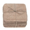 thumbnail image 1 of Set Of 4 Natural Beaded Square Coasters, 1 of 3