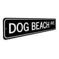 thumbnail image 3 of Dog Beach Avenue Novelty Sign, Metal Wall Decor - 4x18 inches, 3 of 4
