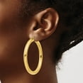 thumbnail image 4 of Auriga Fine Jewelry 10K Yellow Gold 5mm (Lightweight) Hoop Earrings for Women, 4 of 5