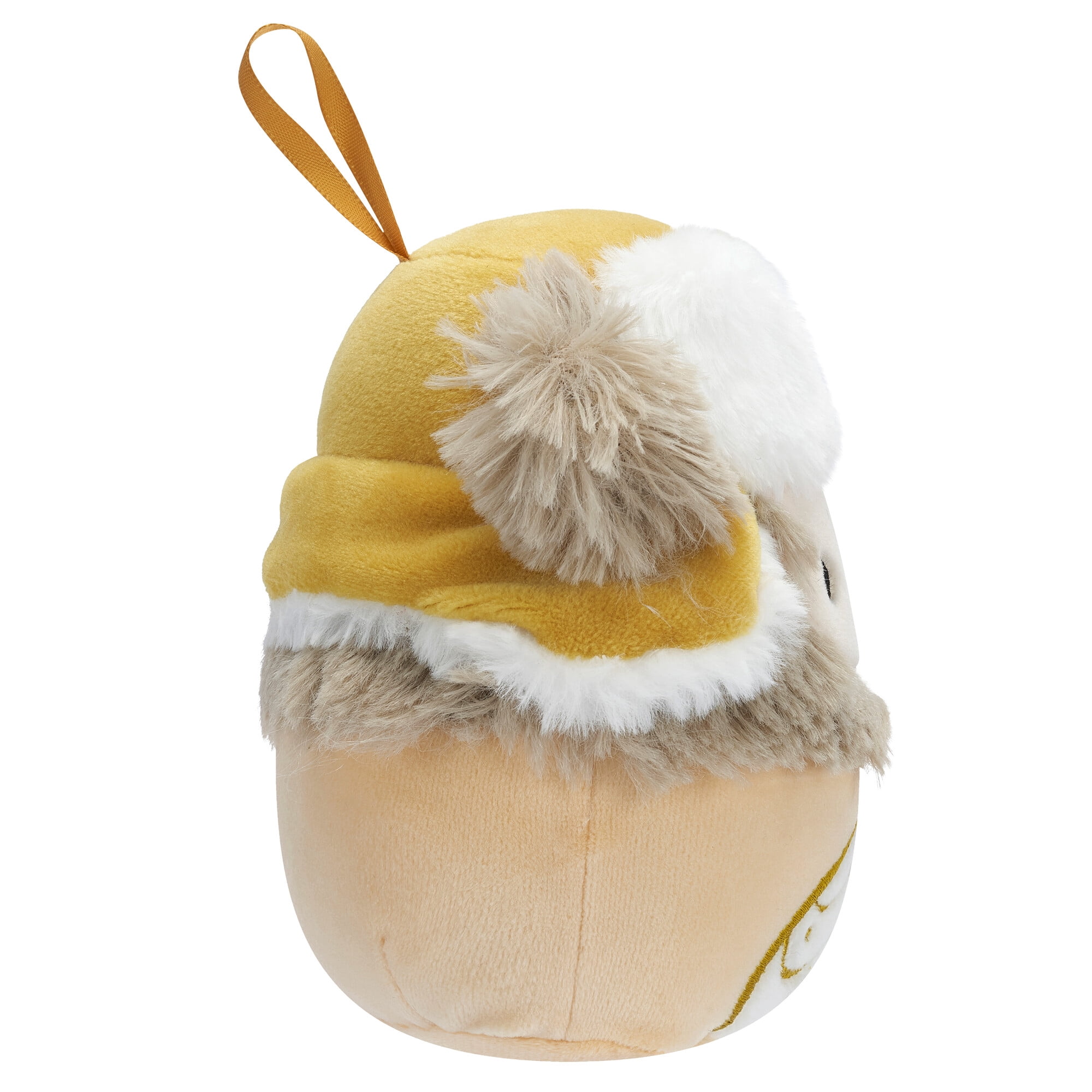 Squishmallows Official Plush 4 inch Holiday Yeti with Gold Hat- Childs Ultra Soft Stuffed Toy Ornament
