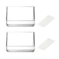 thumbnail image 2 of Opvise Large Tilt Opening Adhesive Wall Mount Plastic Storage Rack - Space-Saving Organizer for Home, Kitchen, Bathroom, Cabinet (11cm x 8cm x 8cm), 2 of 8