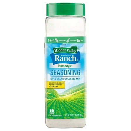Hidden Valley Ranch Homestyle Seasoning Dip and Salad Dressing Mix 20 Ounce